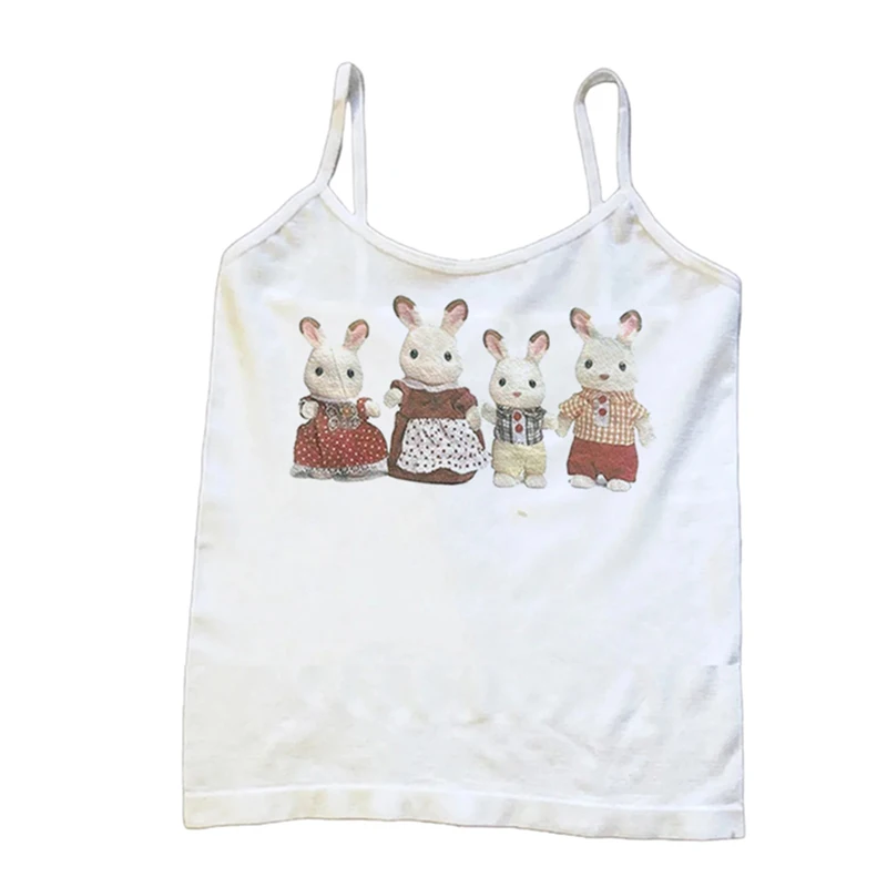 ชุดสตรีทแวร์แขนสั้นน่ารักพิมพ์ลายตัวอักษรสวยงามเสื้อยืดเด็กอ่อนสไตล์ Y2k เสื้อครอปวินเทจแฟชั่นสำหรับผู้หญิงผู้หญิงแนวพังก์อีโม2000S