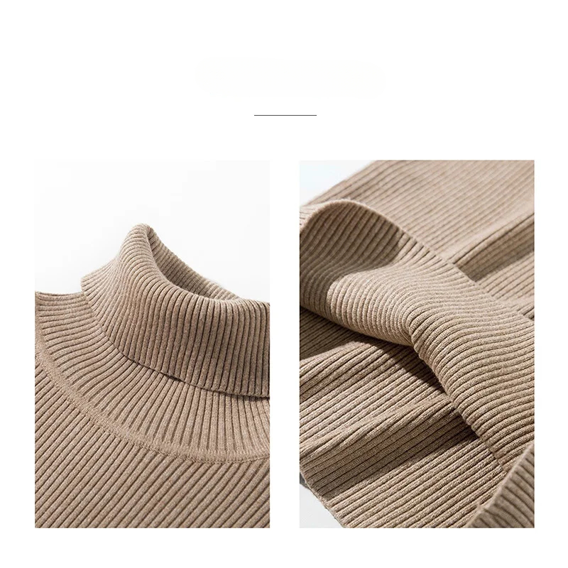 AOSSVIAO 2025 Basic Mock Hals Geribbelde Truien voor Vrouwen Leuke Sexy Gebreide Herfst Winter Warm Ingericht Mode Trui