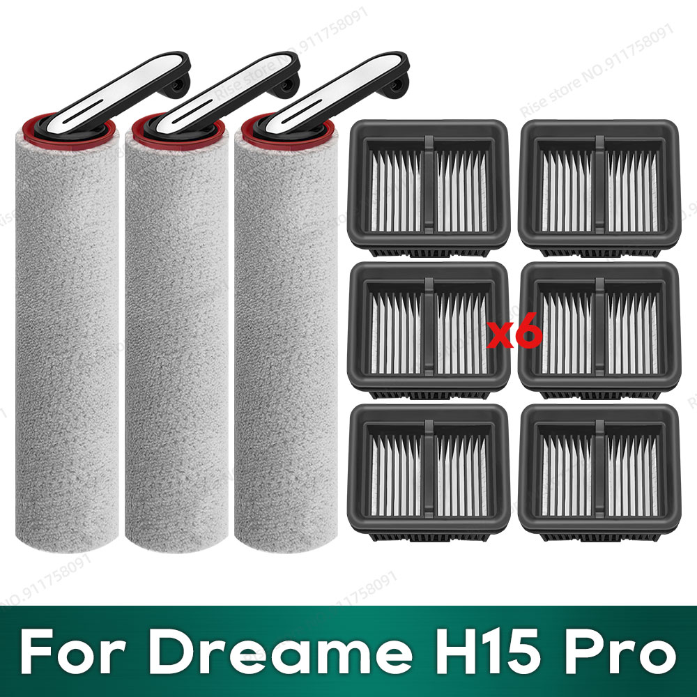 Совместимость с Dreame H15 Pro / H12 Pro FlexReach / H13 FlexReach, аксессуары для щеточного фильтра, ❌ НЕ для ( Dreame H15 Pro Heat)
