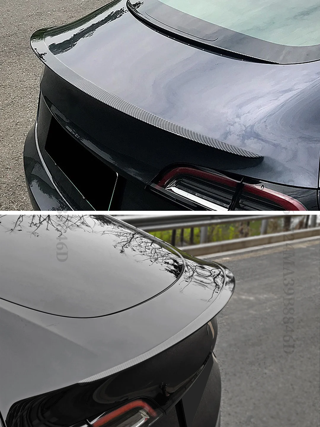 Rear Trunk Spoiler Wing Tail For Tesla Model 3 Y 2016-2023 Original Factory High-performance Styling Air Dam Tuning Accessories