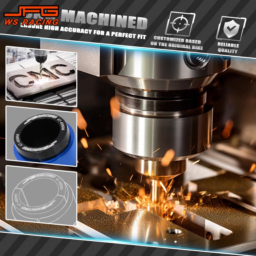 CNC フロントフォークオイルシールドライバーツールオートバイ 28-50 ミリメートルユニバーサルツールキット KTM ホンダカワサキスズキヤマハダートピットバイク