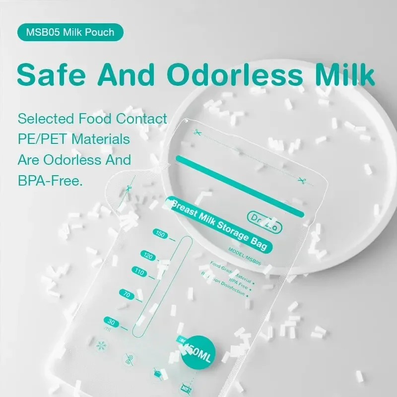 30 Stuks 150/250 Ml Moedermelk Opbergtas Wegwerp Kleine Capaciteit Bevroren Melk Opbergtas BPA Gratis