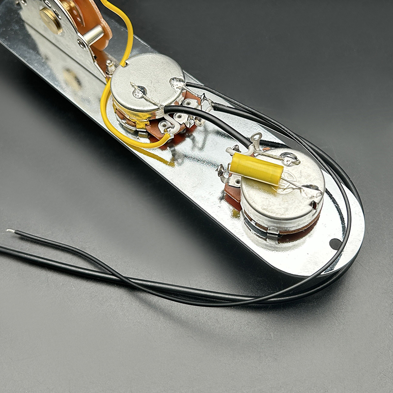 Perillas de interruptor de hoja de arnés de placa de Control precableada cargada con cable de 3 vías para guitarra TL Tele Telecaster piezas de guitarra