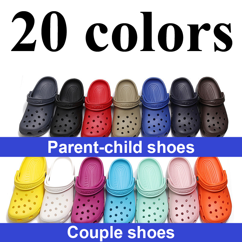 SATIHU сандалии-сабо для влюбленных пар, родителей и детей, семейные летние пляжные прогулочные популярные модные тапочки, легкая обувь