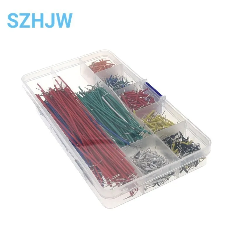 65/140/560/840 Cái/hộp Solderless Bo Mạch Dây Nhảy Dây Hình Chữ U Bo Mạch Dây Nhảy Cáp Dây Bộ tự Làm Arduino Bo Mạch