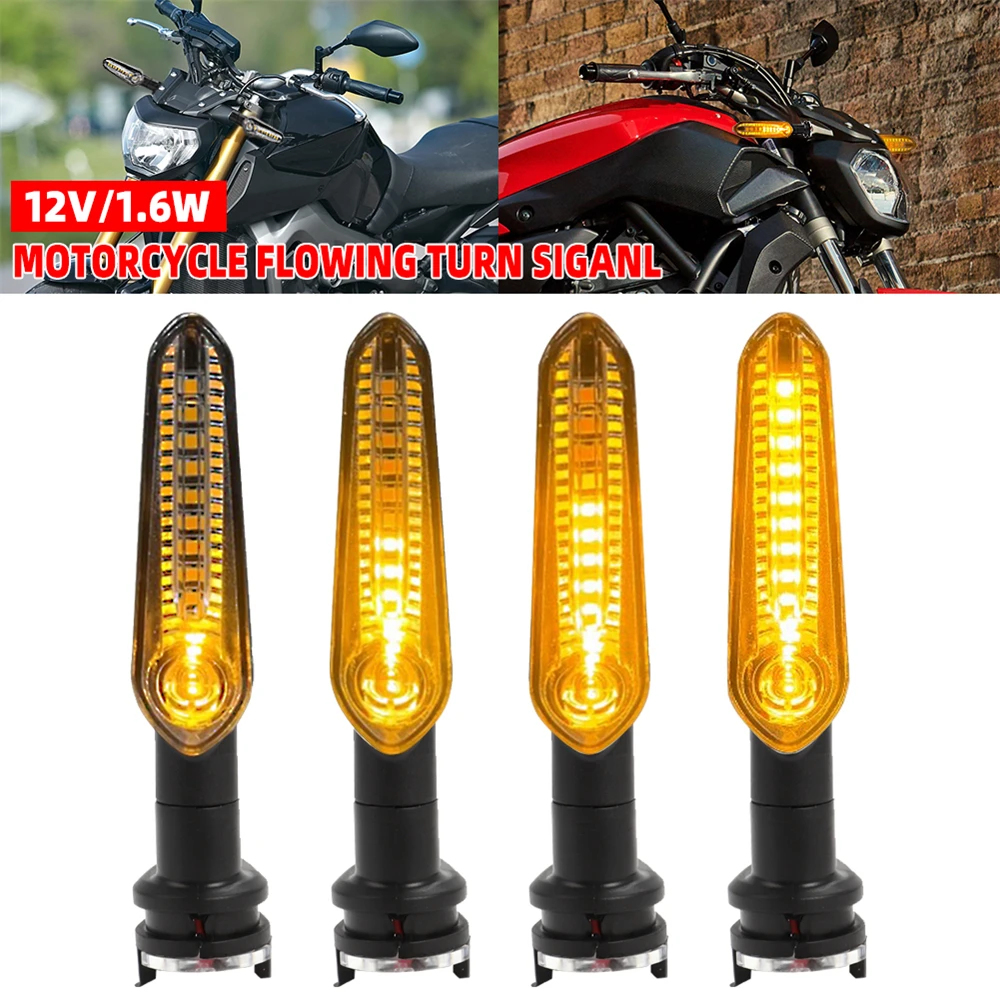 LED Turn Signal Light Running Water Lamp For YAMAHA MT07 Tenere 700 XJ6 FZ6 MT09 Tracer 900 MT10 MT03 FZ25 Indicator Directional