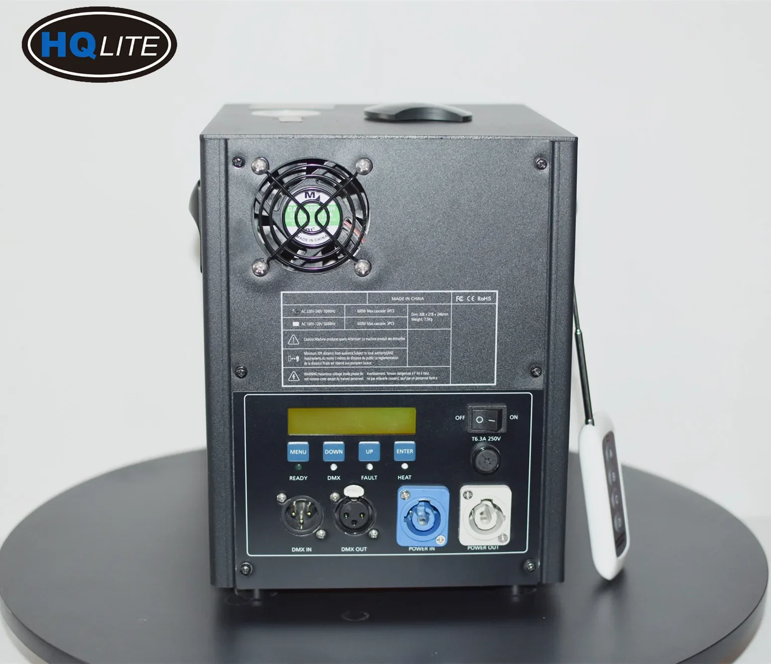 Máquina de fonte de faísca fria com efeito de palco com controle remoto DMX512 para festa de casamento, fogos de artifício pyro frios