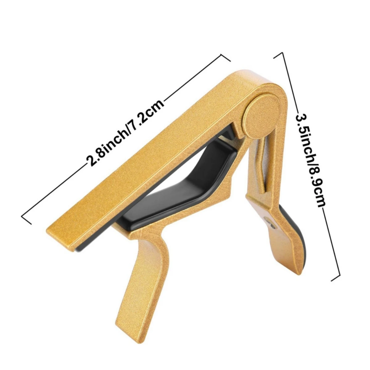 Miwayer อลูมิเนียมคุณภาพสูงกีตาร์ Capo สําหรับกีตาร์ 6 สายโลหะผสมโลหะ Universal Multifunction Capo