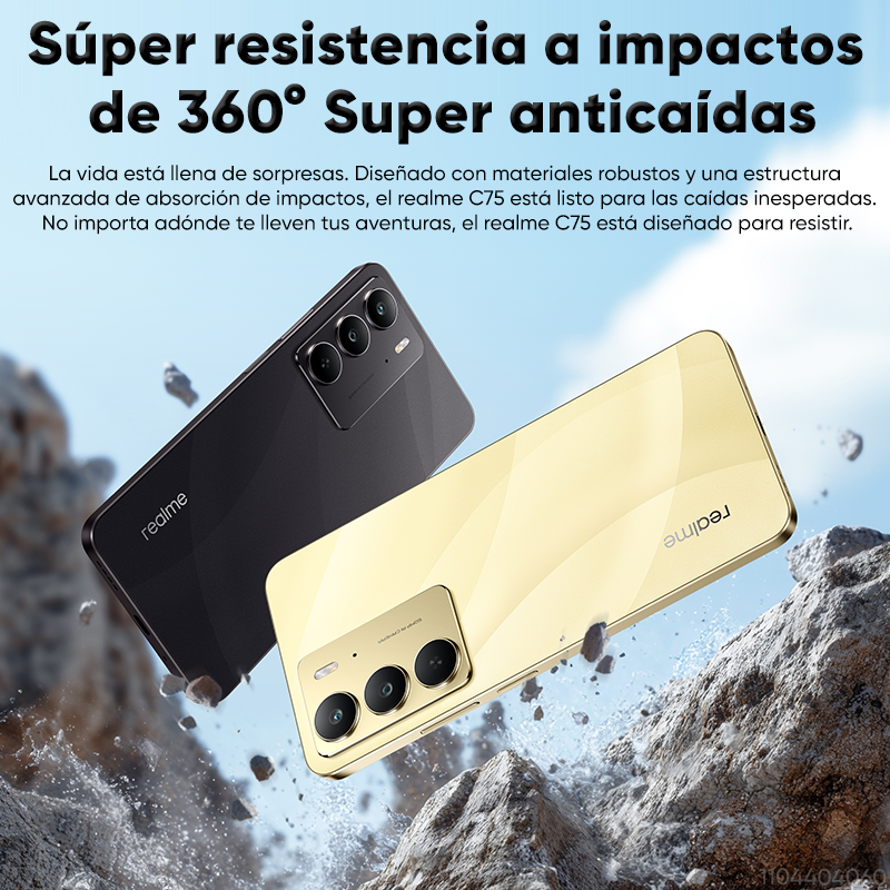 [Estreno mundial] realme C75 Smartphone Helio G92 Max Chipset 5828mAh Batería 45W Carga 6,72 ''90Hz Pantalla 50MP Cámara NFC IP69