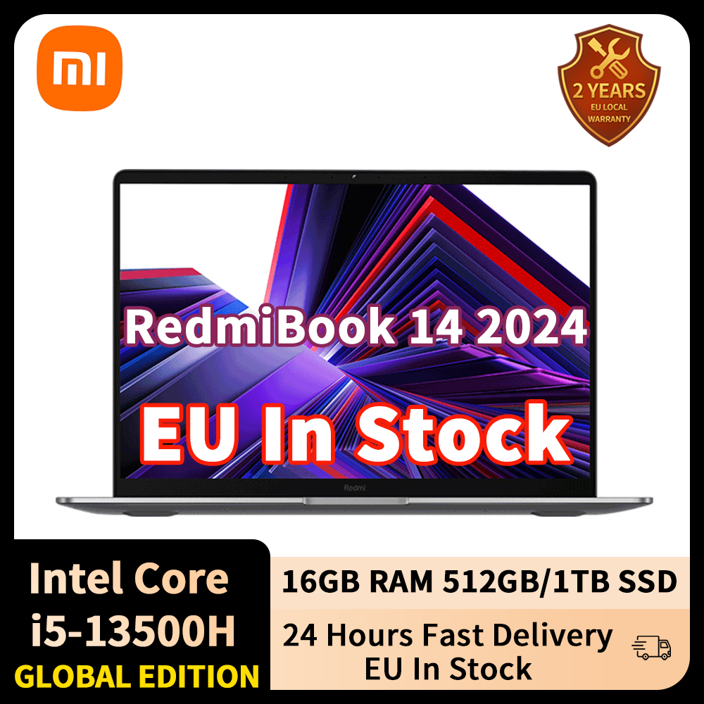 Xiaomi-Ordinateur portable RedmiPle14 2024, 13e i5-13500H Intel, Xe faring, 16 Go DDR5, 512 Go, 1 To SSD, 14 pouces, 120Hz, écran IPS, Notebook PC