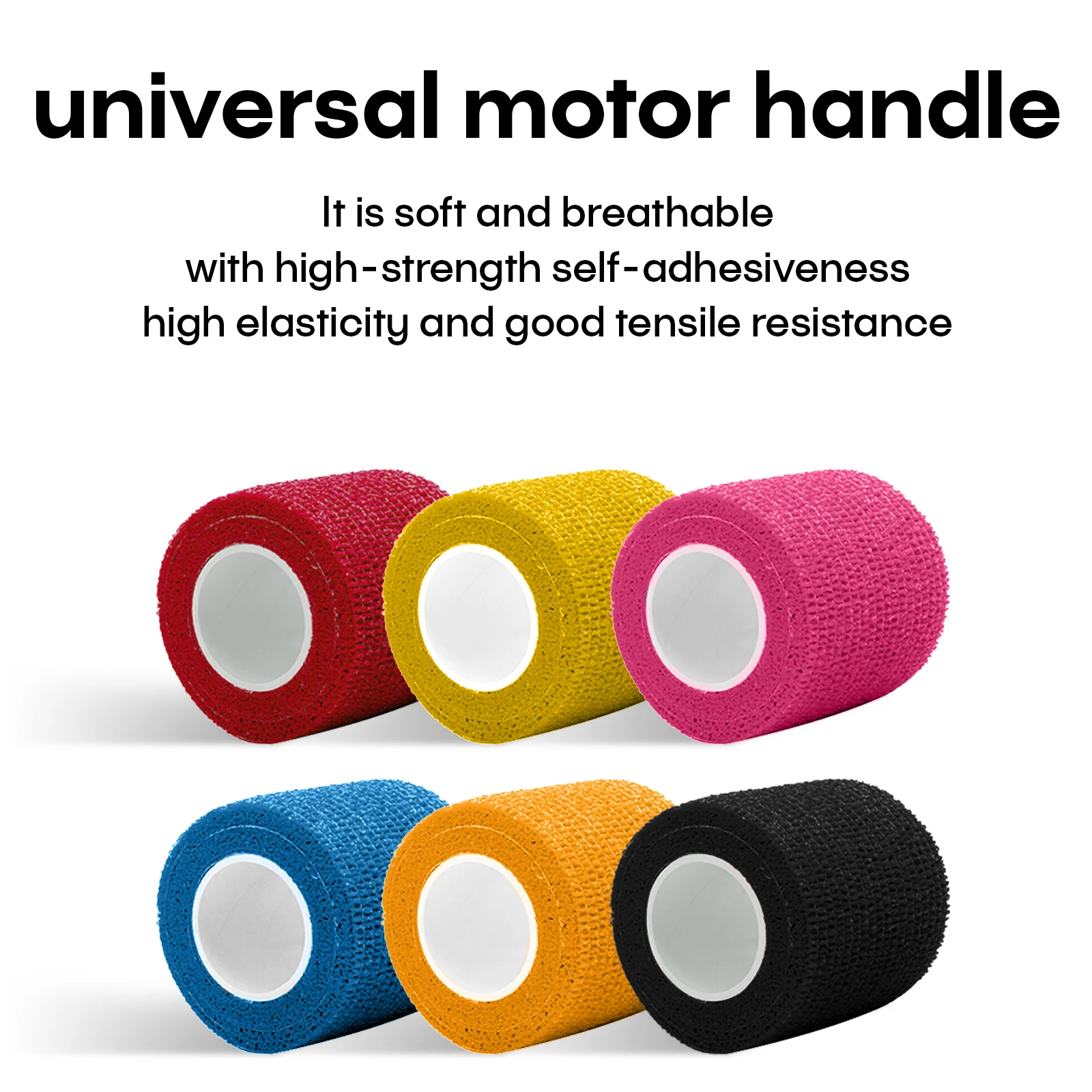 6PCS Bunte Tattoo Grip Verband POSEIDON Hohe Qualität Wasserdichte Selbstklebende Tattoo Zubehör Weiche Baumwolle Tattoo Liefert