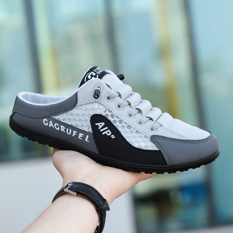 Männer Mode Weichen sohlen Halbe Hausschuhe Sommer Männer Trendy Bottom Casual Schuhe Weiche Sohle Unterstützung Schuhe Turnschuhe Zapatos de Hombre