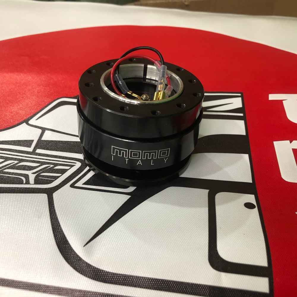 Racing JDM Universal MOMO Steering Wheel Quick Release Hub Adapter Boss Kit Snap Off Rally Drift Steering Wheel Quick Release