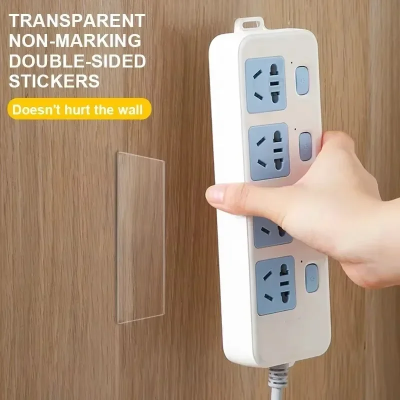 Reusable Double Sided Adhesive Tape Strong Adhesion Wall Sticker Sticky Balloon Traceless Poster Clear Nano Home Improvement