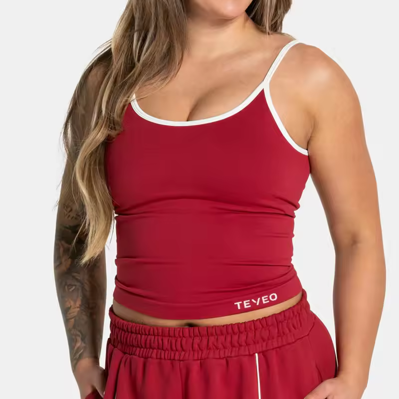 TEVEO Ignite топ на бретельках спортивный жилет для йоги нижнее белье женский топ для фитнеса тренажерный зал красивая спина бюстгальтер для бега тренировки Холтер