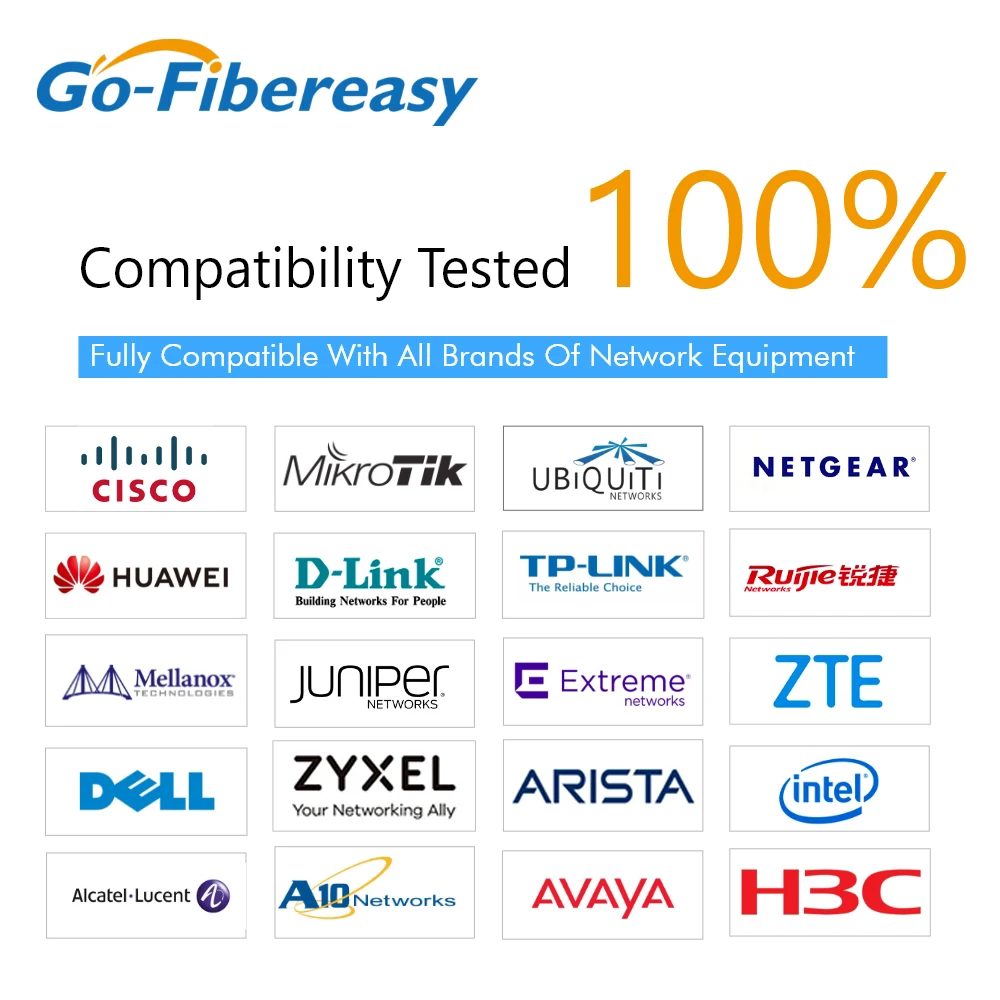 Módulo SFP 10Gb BiDi LC WDM 10km/20km/40km ~ 100km Tx1270/Rx1330nm Transceptor SFP+ Compatible con interruptor óptico Cisco/Miktotik