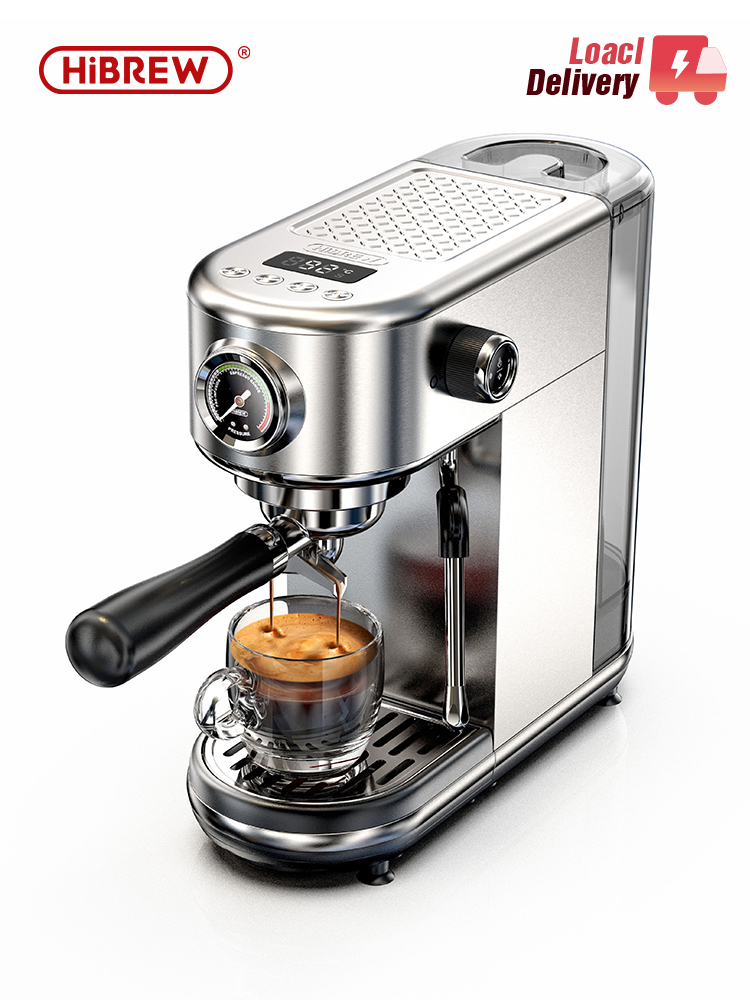 HiBREW 20Bar Полуавтоматическая кофемашина для эспрессо с регулируемой температурой Холодная/горячая супертонкая кофеварка Cappuccino H10B