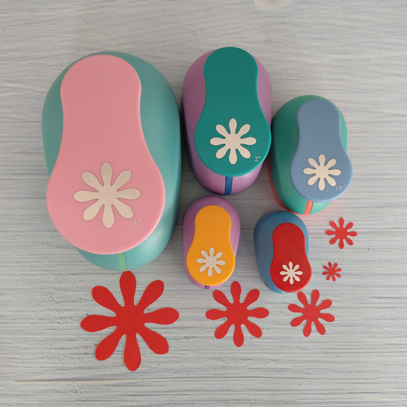 1pc 8mm15mm 25 ミリメートル 38 ミリメートル 75 ミリメートルデイジースクラップブックパンチ手作りカッターカードキャリコ印刷 DIY 花ペーパークラフトパンチ穴パンチャー