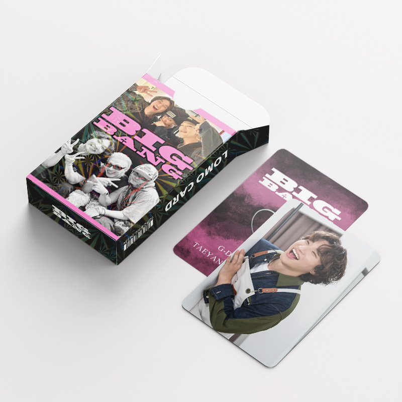 92 ピース/セット BIGBANG アイドルボーイグループ新シリーズロモカード G-DRAGON TAEYANG DAESUNG HD Printd フォトカードとステッカーファンギフト