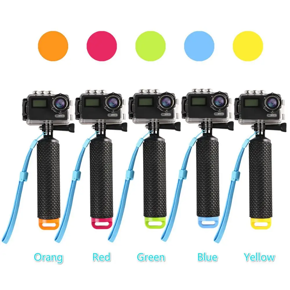 Empuñadura flotante para Gopro Hero 8, 7, 6, 5, 4, 3, Xiaomi Xiomi Yi 2, 4 K, 4 K, Cámara de Acción