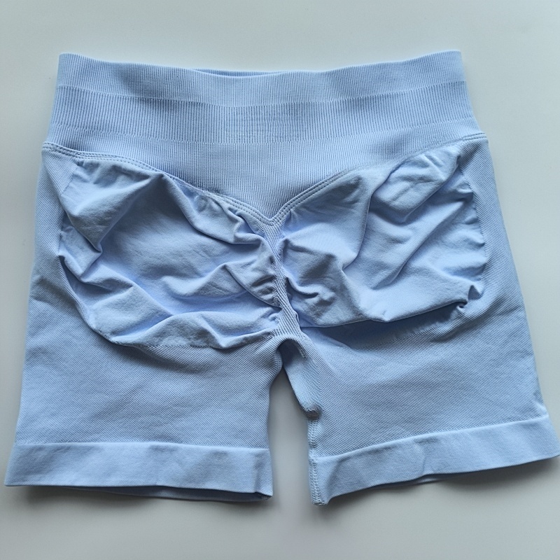 Pantalones cortos de impacto para Mujer, mallas deportivas cortas para gimnasio, mallas de entrenamiento para Mujer, pantalones de Yoga sin costuras, ropa ajustada para motorista, Fitness elástica