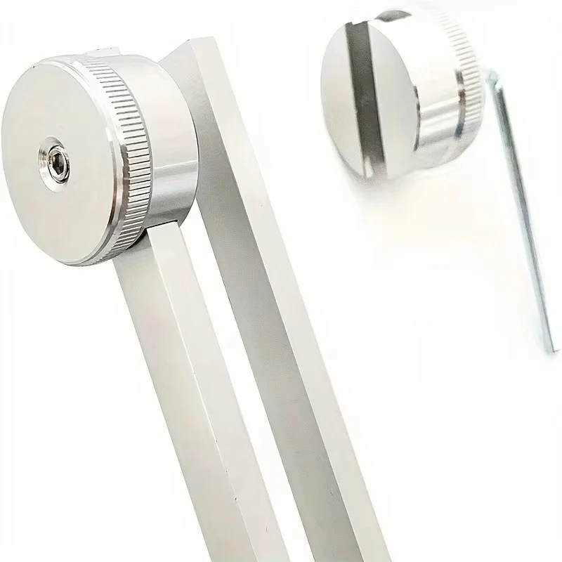 サウンドセラピー用128Hz音叉 ストレス軽減 耳音響放射テストおよび耳掃除ツール (マレット&レンチ付属)