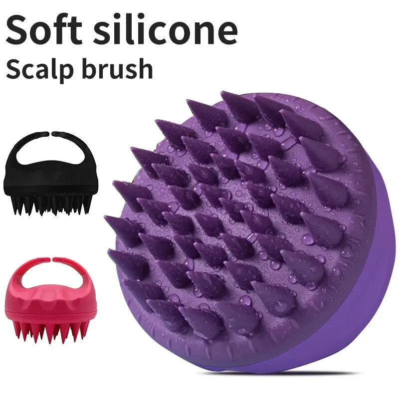 Hoofdhuid Scrubber Shampoo Borstel Massager Schone Hoofdhuid Kam Met Handvat Haar Wasborstel Hoofdhuid Peeling Opzetborstel Scrubber Gereedschap