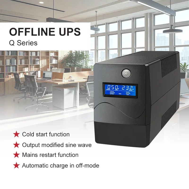 NEW Offline Ups Uninterruptible Power Supply Line Interactive Ups 650va/360w 650va Offline Ups