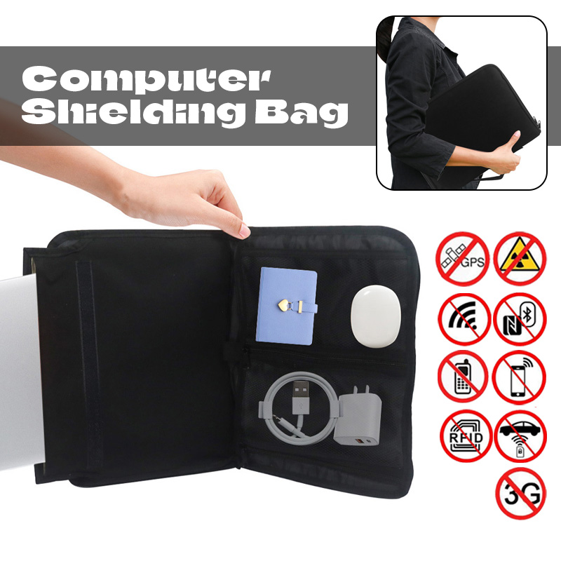 Faraday-bolsa bloqueadora de teléfono para ordenador, bloqueador de señal Rfid, bolso de protección, teléfono portátil, funda bloqueadora de señal de llave de coche Fid Rf