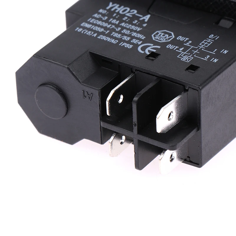 Interruptor de botão eletromagnético, Starter Machine Tool Equipment, Interruptor impermeável, IP55, KJD17, KJD17A, KLD28, KLD28A, 4Pin, 5Pin