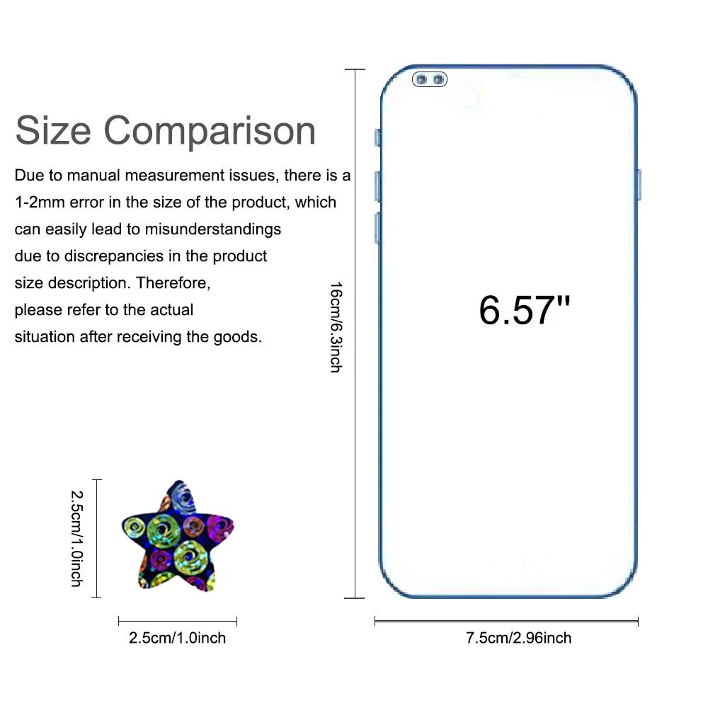 500Pcs/Roll Cartoon Outer Space Star Rewards Stickers 8 Designs Starry Sky 2.5cm/1.0in For Learning Rewards Game Party Gift Seal