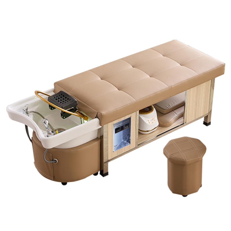Equipo de peluquería, cabezal de circulación de agua, spa, lavado de cabello, mesa de masaje, cama de champú