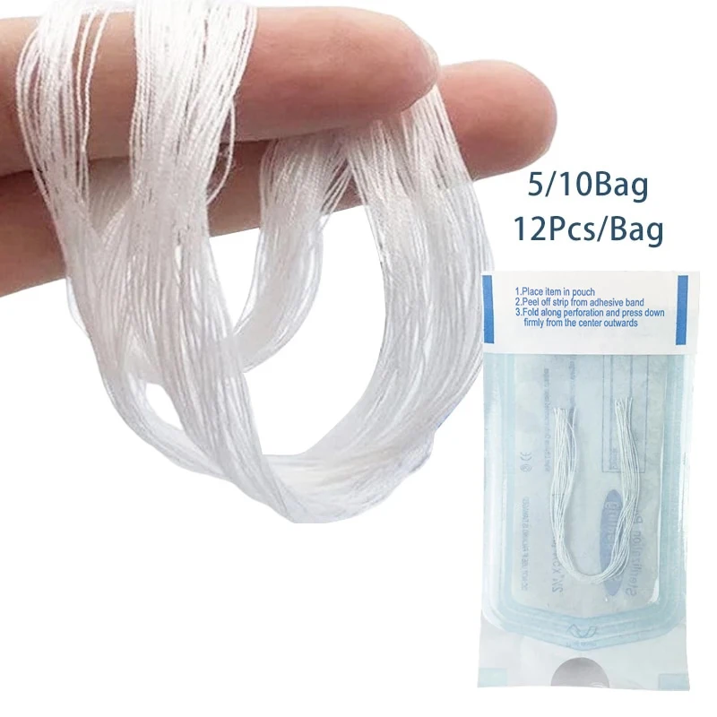 60/120pcs Absorbable No Needle Gold Protein Line Anti-wrinkle Face Filler Lift Firming Collagen Thread Anti-Aging Skin Care