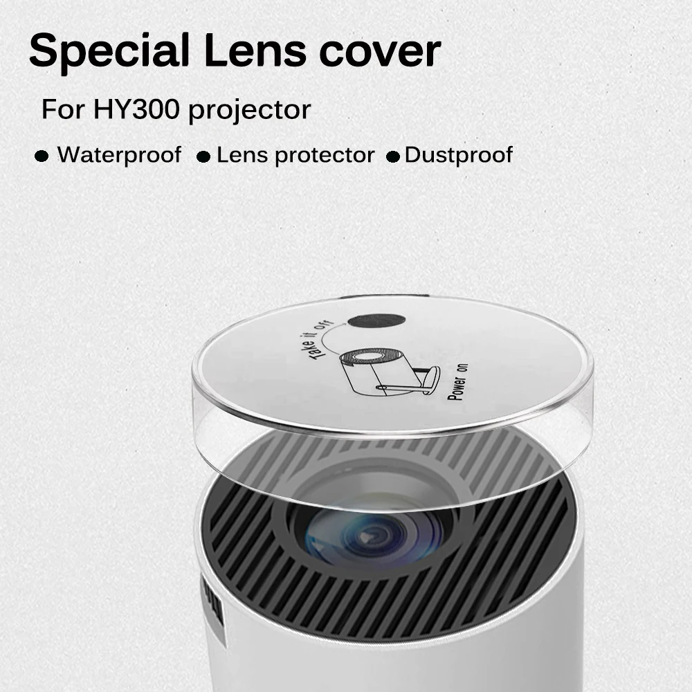 Osłona obiektywu projektora DITONG Unikaj osłony obiektywu przed kurzem dla Magcubic HY300 Protector dla projektora HY300Pro hy300plus