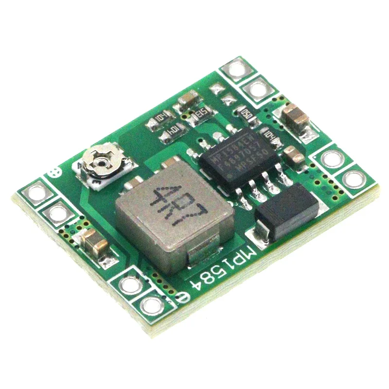 Módulo de fuente de alimentación reductor de DC-DC de tamaño ultrapequeño MP1584EN 3A convertidor Buck ajustable para Arduino reemplazar LM2596
