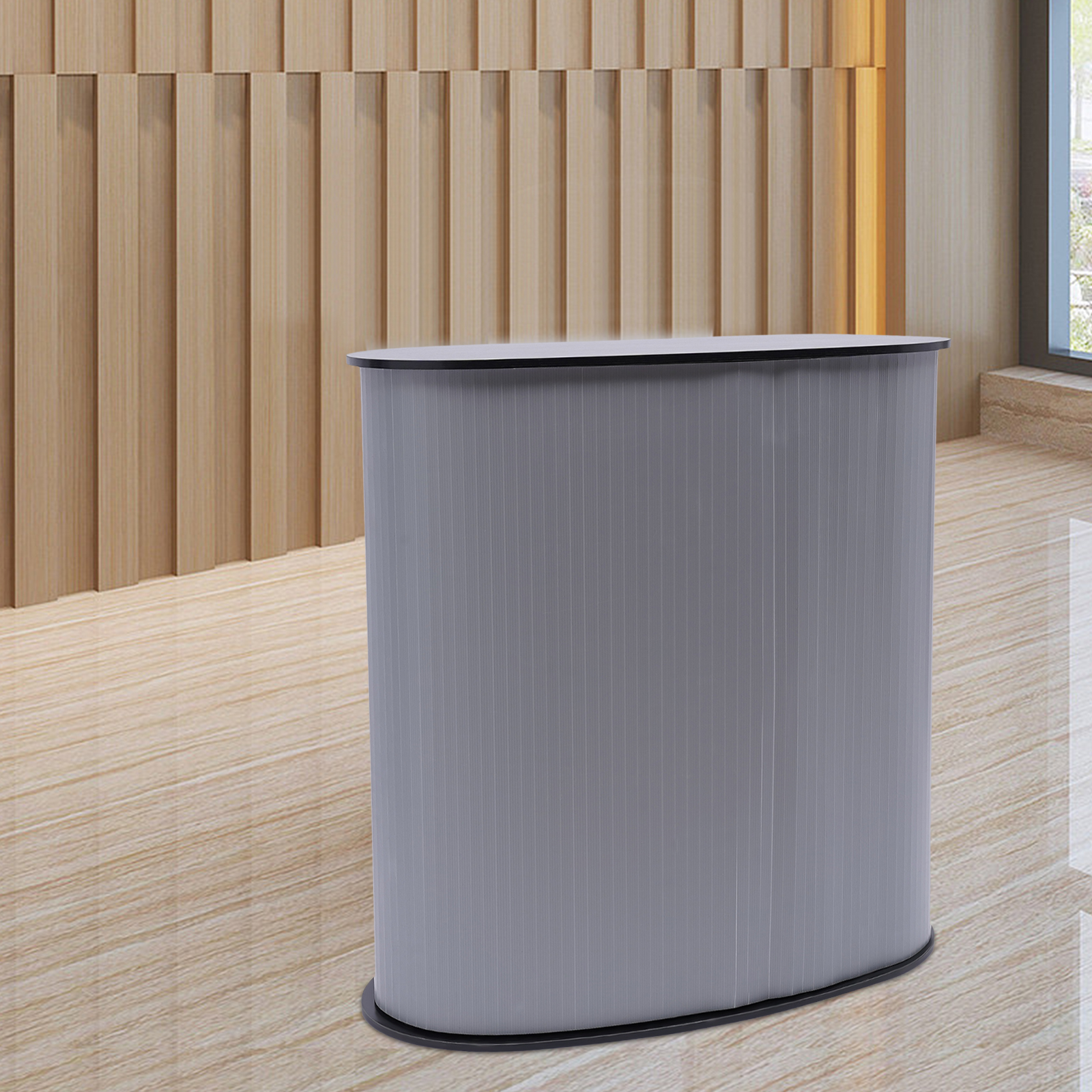 Klappbarer Klapptisch an der Rezeption für den gewerblichen Empfang