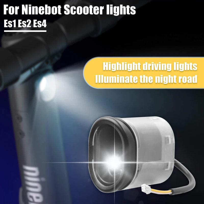 Front Lampe Scheinwerfer Für Ninebot Es1 Es2 ES3 Es4 MAX G30 G30D Elektrische Roller Led Licht KickScooter Teile