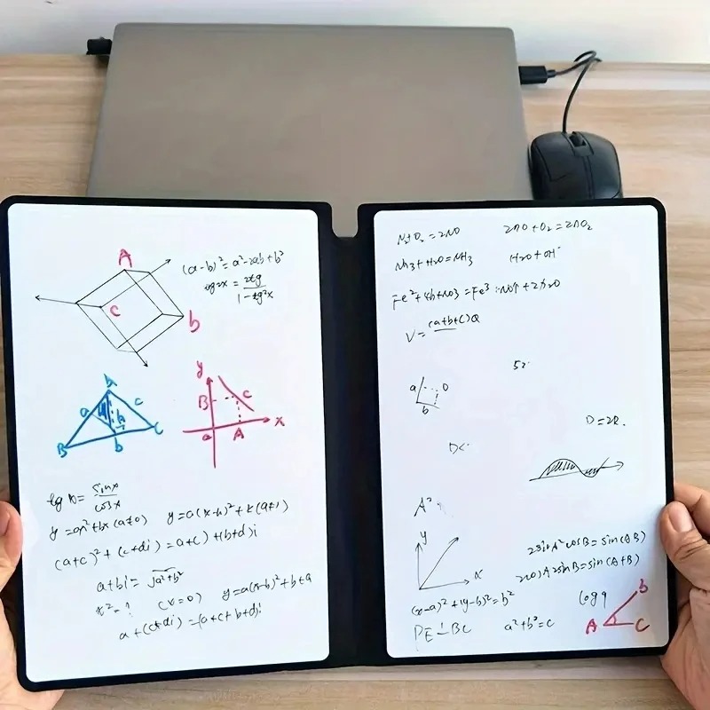 A5 reutilizável quadro branco caderno livro de memorando com caneta quadro branco livre apagar pano planejador semanal notebooks portáteis
