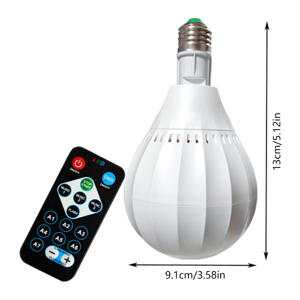 Mini Bühnen licht E27 Lampen kopf DJ Disco Beleuchtung Projektor Licht Party Club Heim dekoration Drehbare sprach gesteuerte Lichter