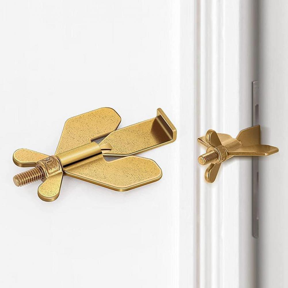 Fechadura de porta portátil, compacta, leve, fechadura de porta de hotel para fácil instalação, segurança extra, design versátil, sem necessidade de perfuração