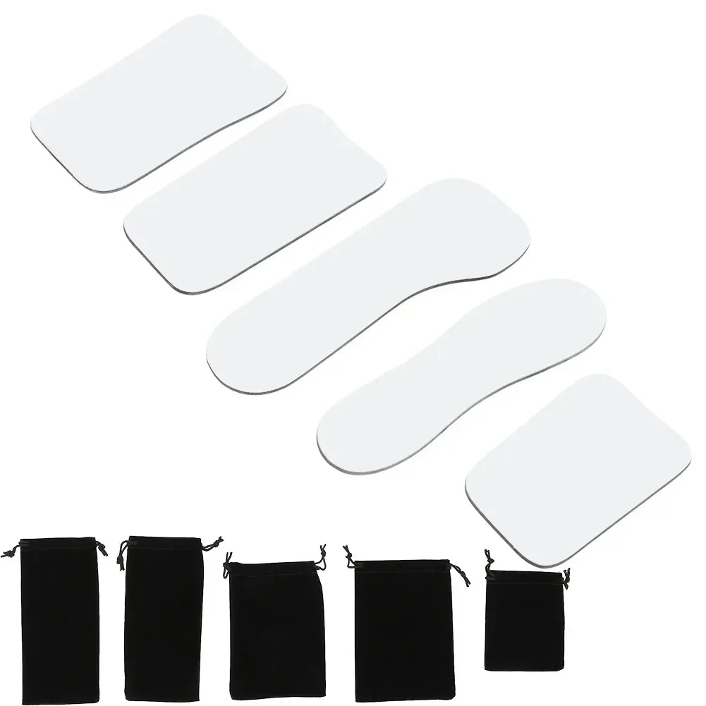 5 szt. Dental ortodontyczne lustro dwustronne szkło narzędzia fotograficzne materiał szklany stomatologiczny reflektor wewnątrzustne lustro