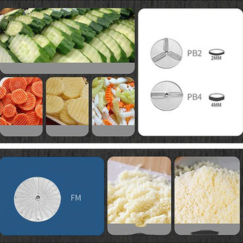 HLC-300 Vegetable Cutter Cutter Various Models Full Range of Accessories Cutter Blade Reamer Switch Screw