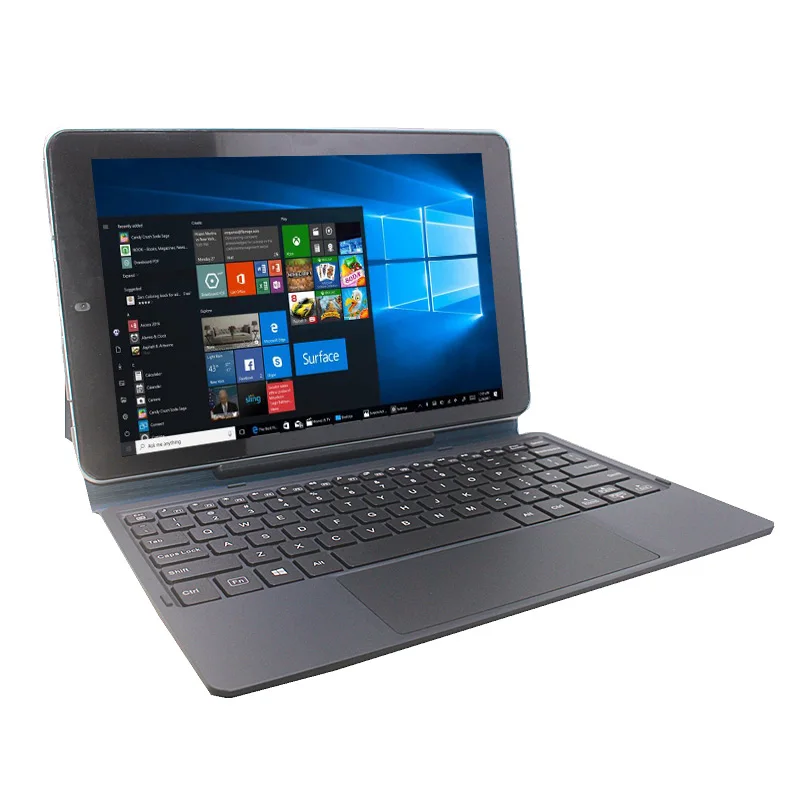 2 em 1 mini pc tablet pc 10.1 ''w102 windows 10 z8350 quad core wifi câmera dupla 1280x800 tela ips hdmi-compatível