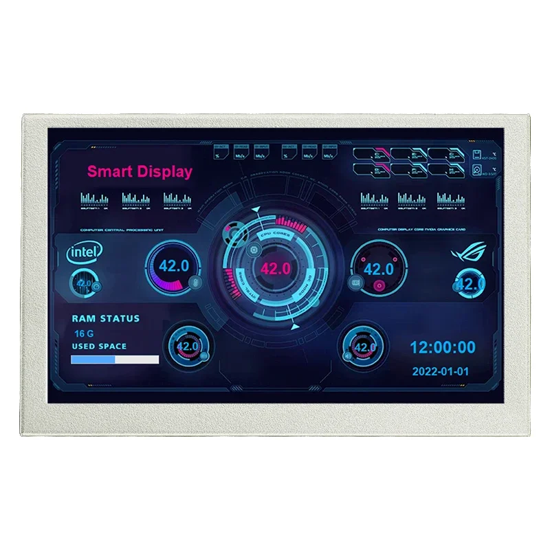 5 Inch Smart Secondary Screen IPS USB-C LCD PC Computer CPU GPU RAM HDD Display 800x480 Type-C Amplitude Monitor Freely AIDA64