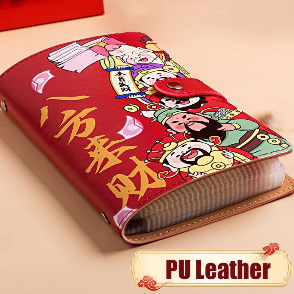 PU-leer Geldbesparende binder Draagbare hervulbare planner Organisator Geluk Besparingen Handboek Budget Bindmiddel