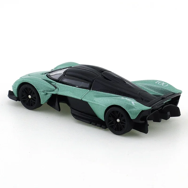 TSC 1/64 アストンマーティン ヴァルキリー車合金おもちゃ自動車ダイキャストメタルモデル子供のクリスマスギフトのおもちゃ男の子修正されたトロリー