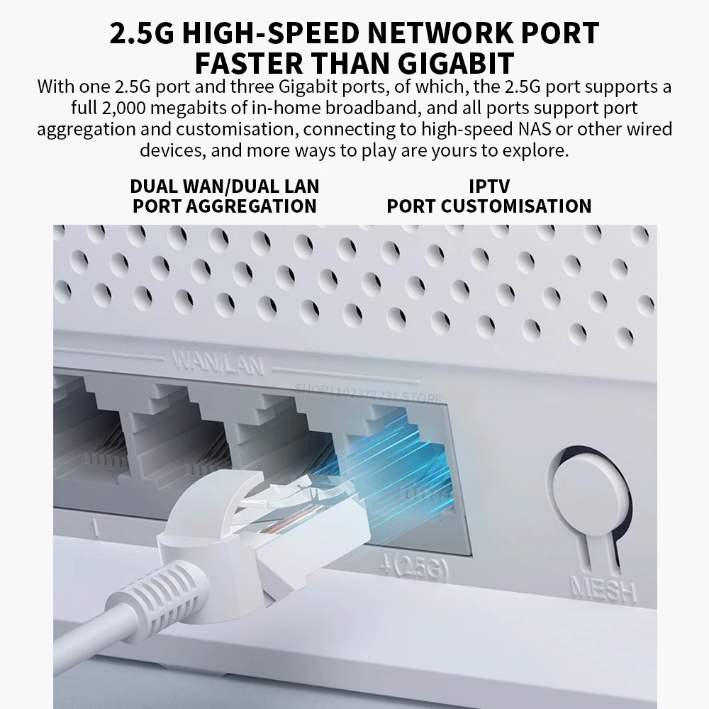 2024 neuer Xiaomi Router be5000 Wi-Fi 7 5000m Level 2,5g Netzwerk anschluss Dual Breitband Mijia Netzwerk Sicherheits schutz Home Router