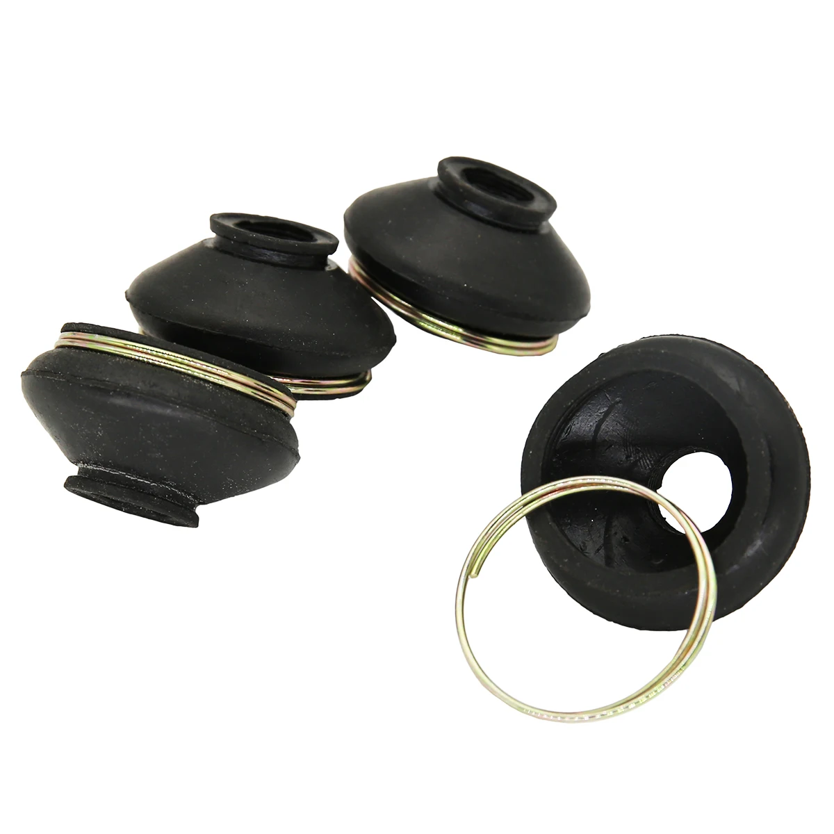 4 pçs virar para haste braço bola cabeça proteção contra poeira capa de borracha para chinês atv quad go kart