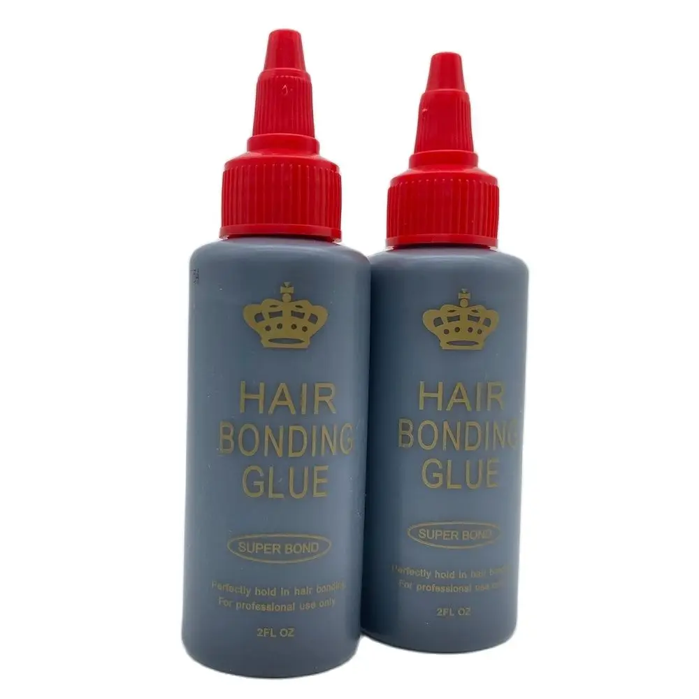 2 uncje 60 ml Czarny klej do wątku włosów Bond splot włosów
