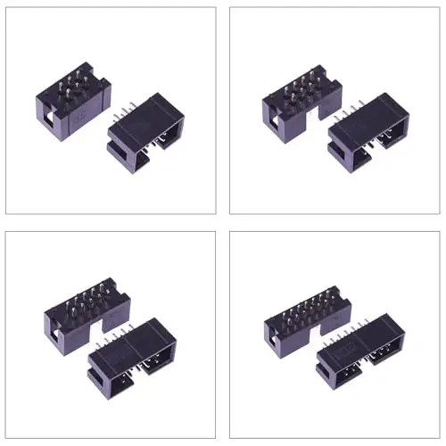 2.54Mm Idc Box Header Kit, Dubbele Rij Rechte Doos Header Connector 6/8/10/14/16/20/26/30/34/40pin Rechte Pin (Idc-Header)